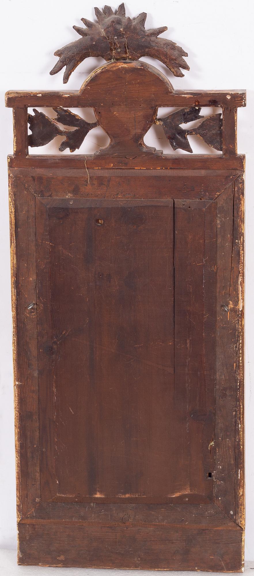 Mirror, Gustavian style, 19th century.