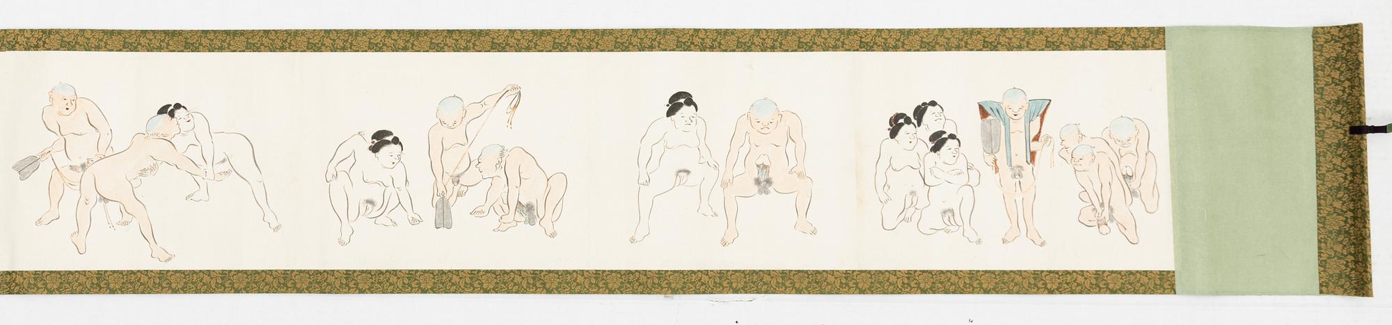 Kakiemono, Japan, Shunga, 1900-tal.