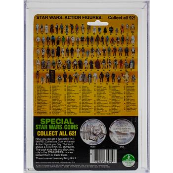 STAR WARS, Yoda, POTF 92 back, AFA 40 Y-G, Kenner 1985.