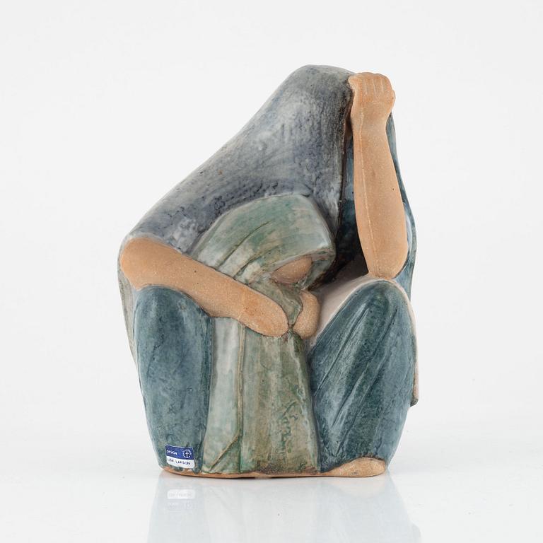 Lisa Larson, figurine, stoneware, signed Lisa Gustavsberg Sweden.
