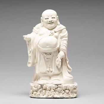 788. FIGURIN, blanc de chine. Qingdynastin.