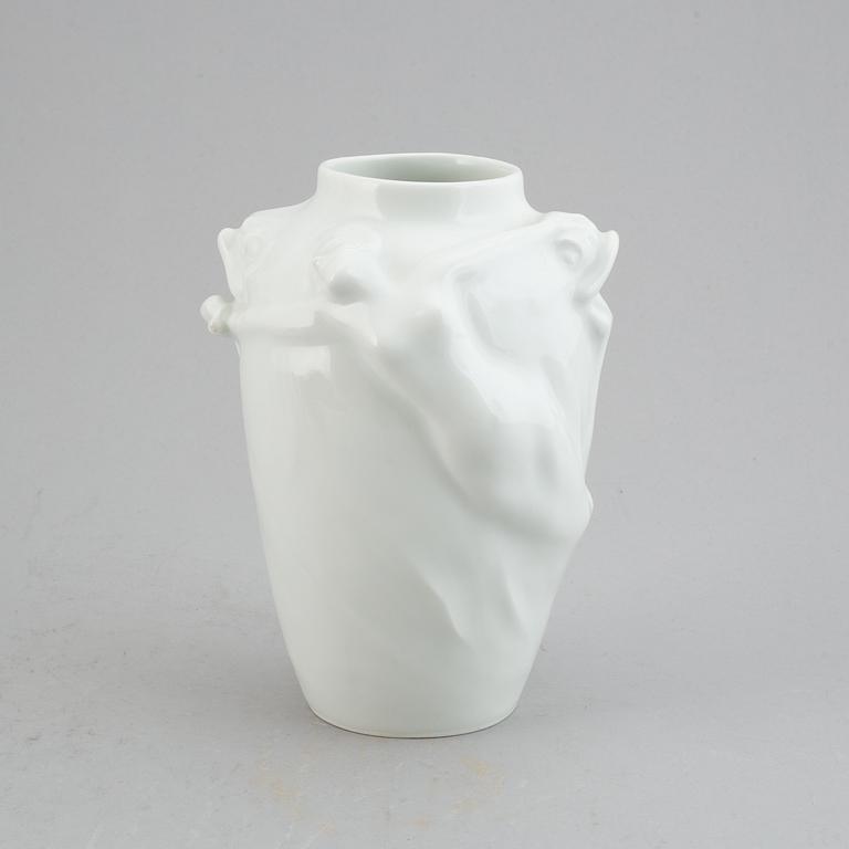 A porcelain vase, Rörstrand around 1900.