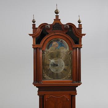 1656. A Neo Gothic 19th century long case clock.