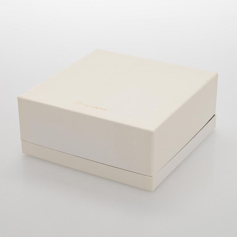 A sterling silver and enamel bowl, maker's mark of A. Tillander, Turku 2005.