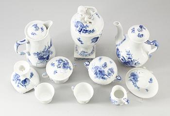 SERVISPORSLIN, 20 delar, porslin, "Blå Blomst", Royal Copenhagen.