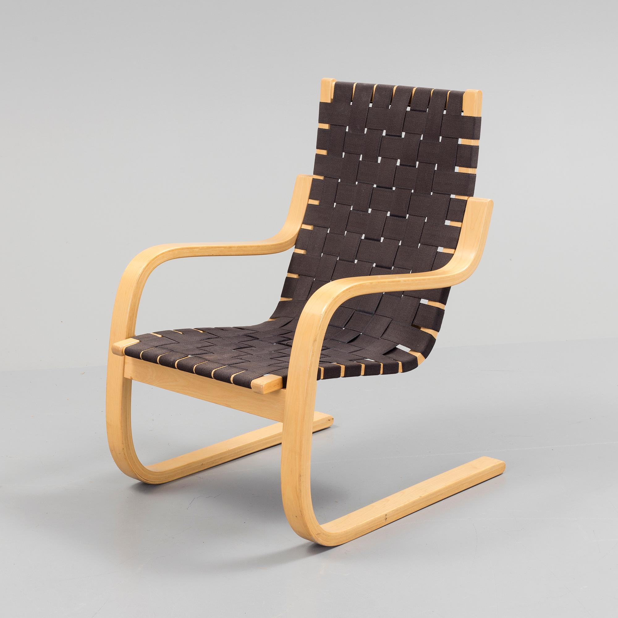 ALVAR AALTO, model 406 armchairs for Artek, designed in 1939.