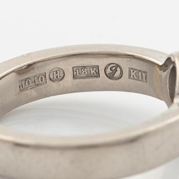 Ring, vitguld med briljantslipad diamant 1,56 ct.