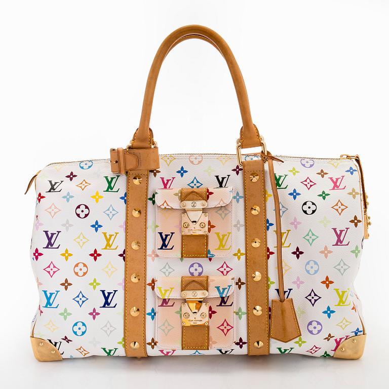 Louis Vuitton, X Takashi Murakami, väska, "Multicolour Keepall 45", Limited Edition.