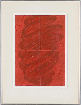 Juhana Blomstedt, Punainen abstrakti sommitelma.