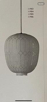 Harald Notini, a ceiling lamp, a version of model "11475", Arvid Böhlmarks Lampfabrik, 1940s.