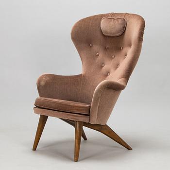 Carl Gustaf Hiort af Ornäs, a 'Siesta' armchair,  Puunveisto Oy - Träsnideri Ab, Finland 1940s-50s.