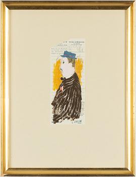 Lennart Jirlow, Male Portrait in Profile.