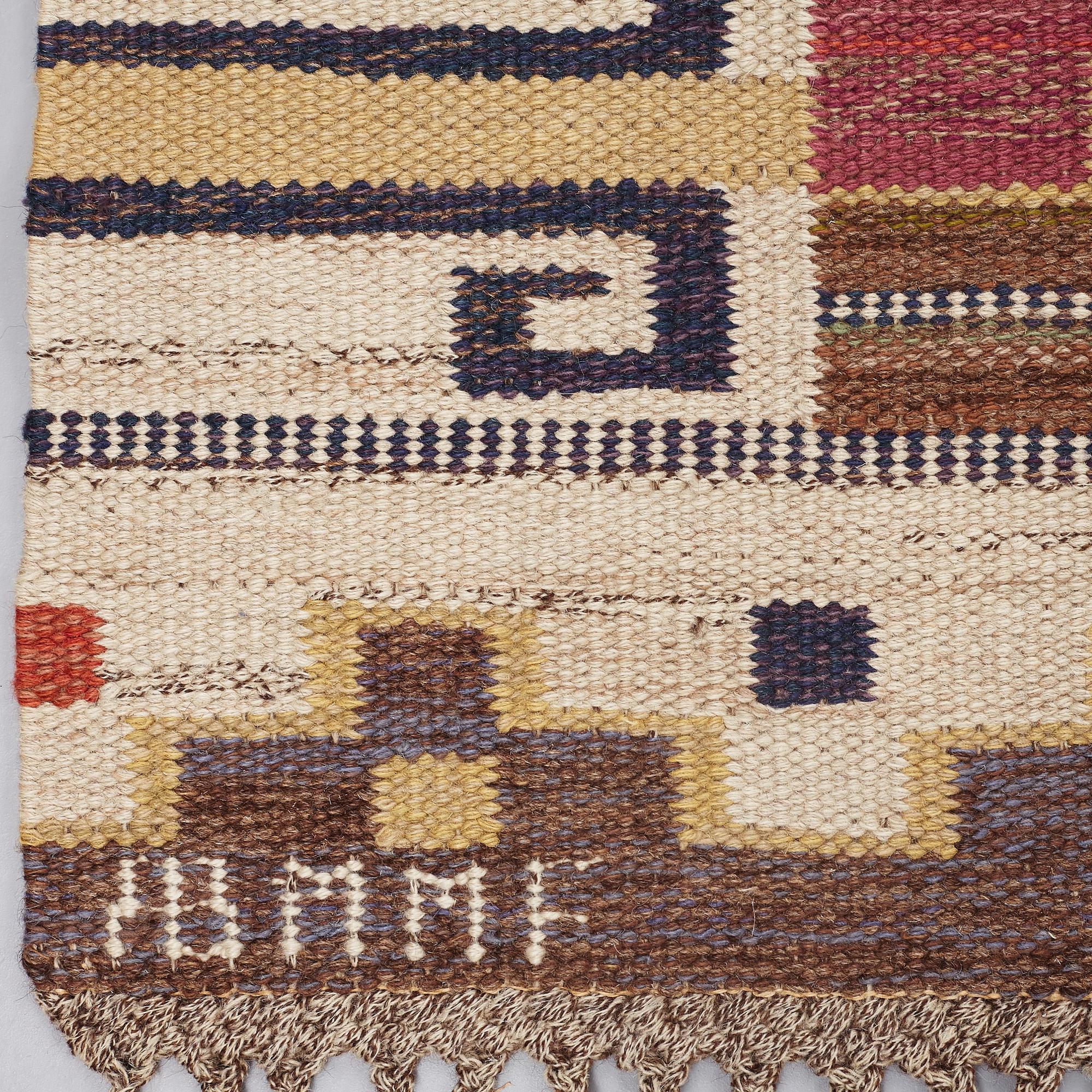 Märta Måås-Fjetterström, A CARPET, "Bruna heden", flat weave, ca 305,5 x 207,5 cm, signed AB MMF.