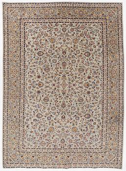 Carpet, Keshan, approx. 402 x 295 cm.