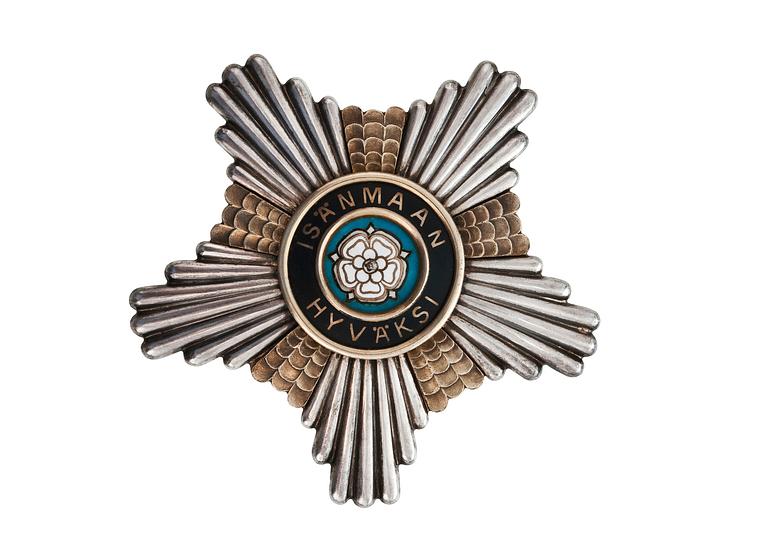 GRAND CROSS OF THE WHITE ROSE OF FINLAND WITH COLLAR.