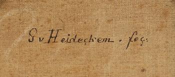 Pehr Gustaf von Heideken, olja på papper/duk, signerad a tergo.
