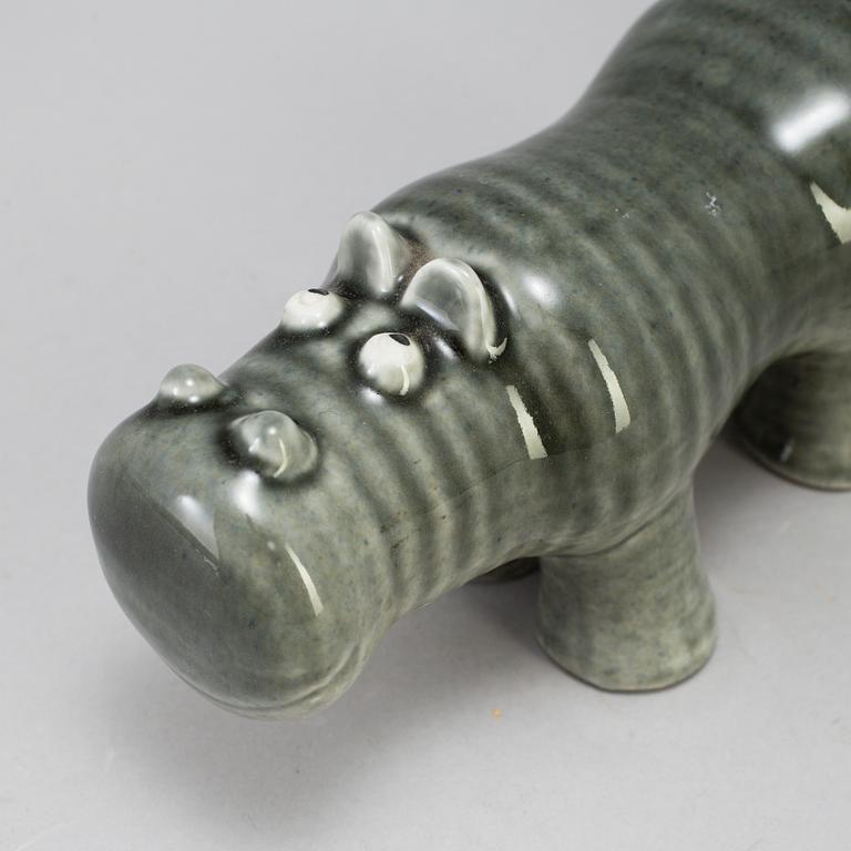 A stoneware figurine by Lisa Larson for Gustavsberg 1966-70.