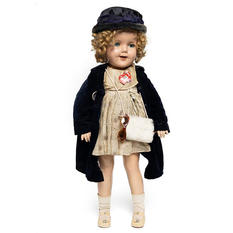 Docka, "Shirley Temple", Ideal Novelty and Toy Co, USA, 1930-tal.