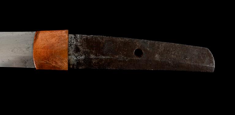 JAPANSKT SVÄRD, stål, sign Munemitsu, period Muromachi/ Momoyama (1392-1615).