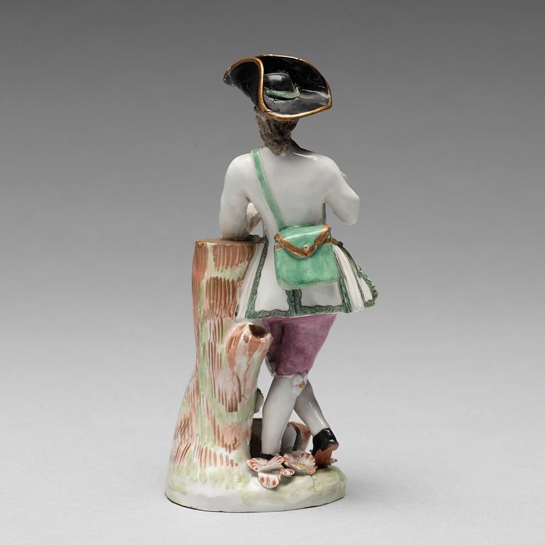 FIGURIN, porslin. Wien, 1700-tal.