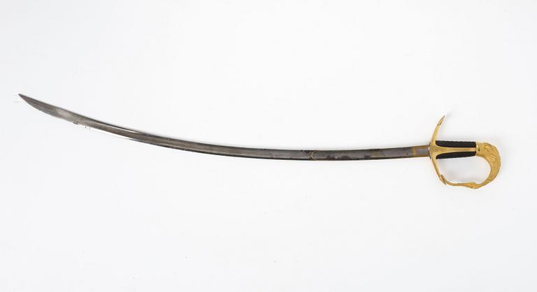 Hederssabel för sjöofficer, given av kronprins Carl (XIV) Johan, omkring 1815,
