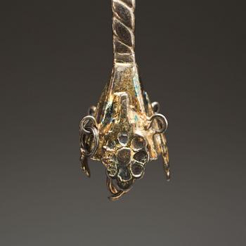 BRÄNNVINSSKED,  Peter Björkman, Karlskrona, (1718-1753). Vikt ca 30g.