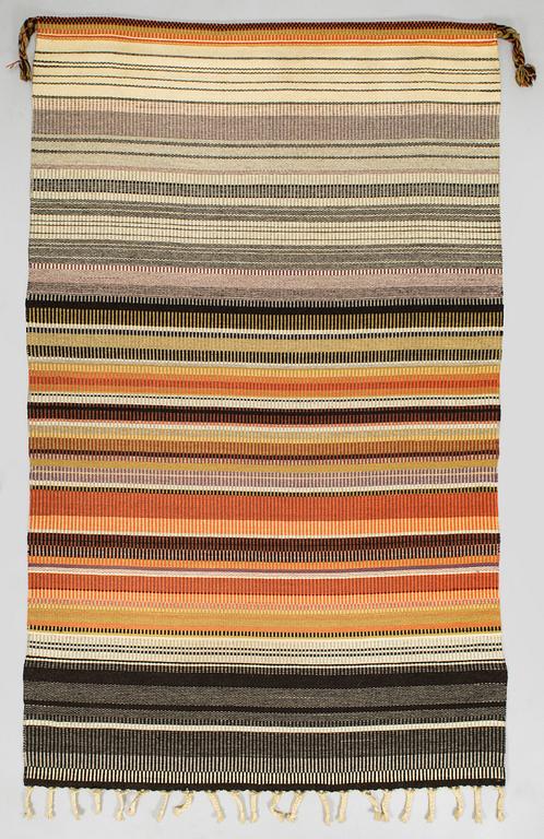 Elsa Montell-Saanio, a Raanu textile 'Campfire' from Lapland. Circa 180 x 113 cm.