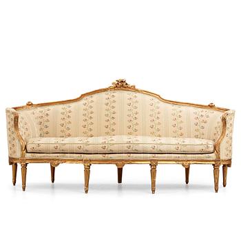 A Gustavian late 18th century sofa.