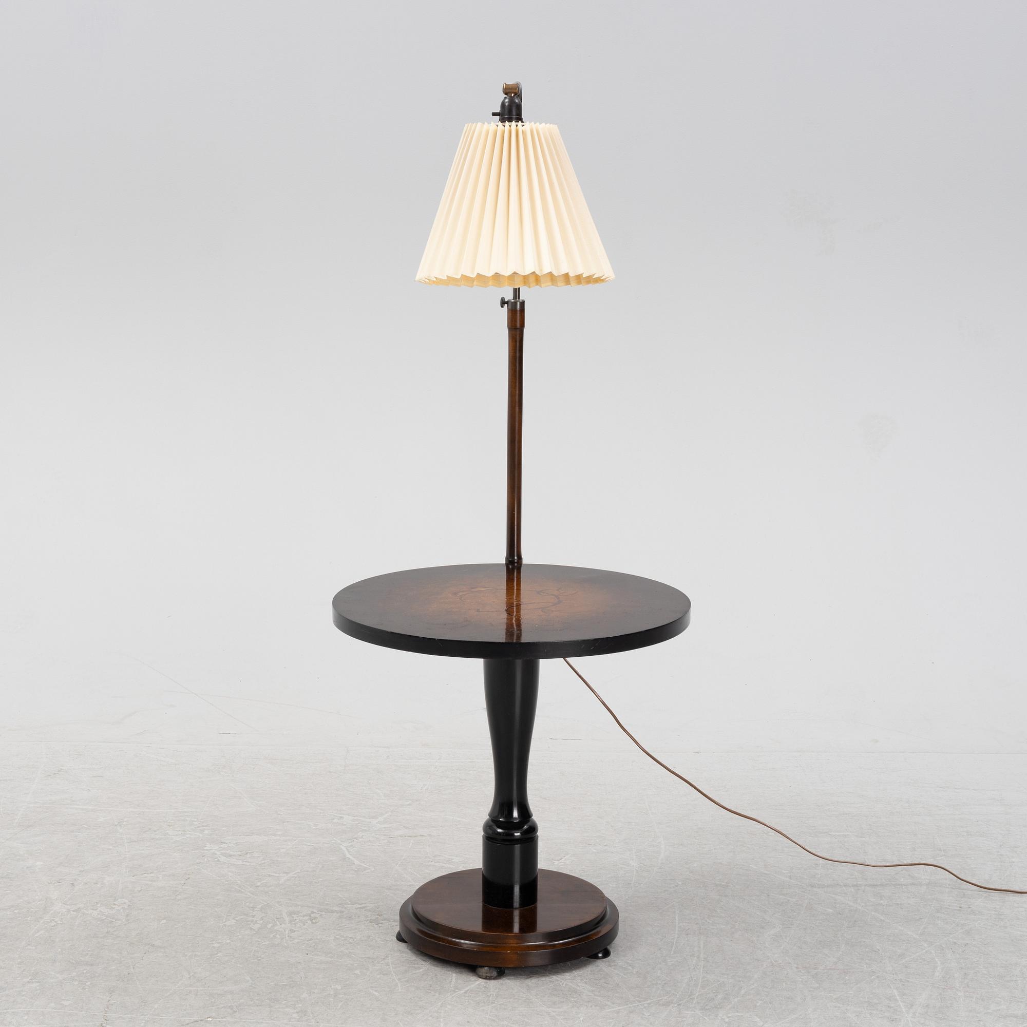 A floor lamp, 1930's.