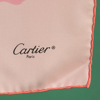 A scarf and a block, CARTIER.