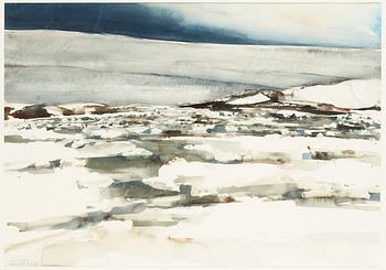 226. Lars Lerin, "Snowhill".