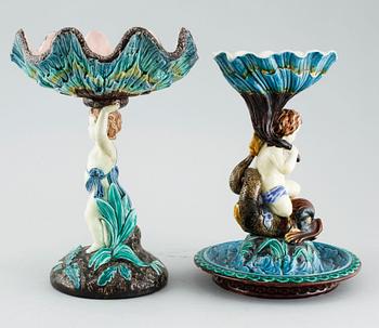 Two majolica bowls from Rörstrand, late 19th century.