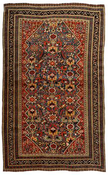 404. An antique Qashqai rug, ca 230 x 140 cm.