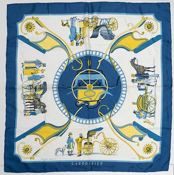 Hermès, scarf, "Carrossier".