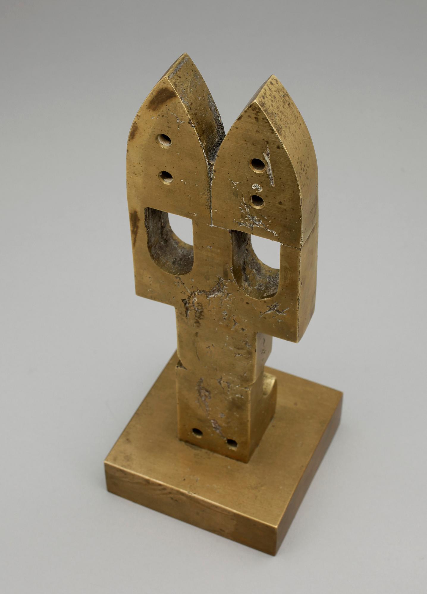 EDUARDO PAOLOZZI. Skulptur. Mässing/Brons,
