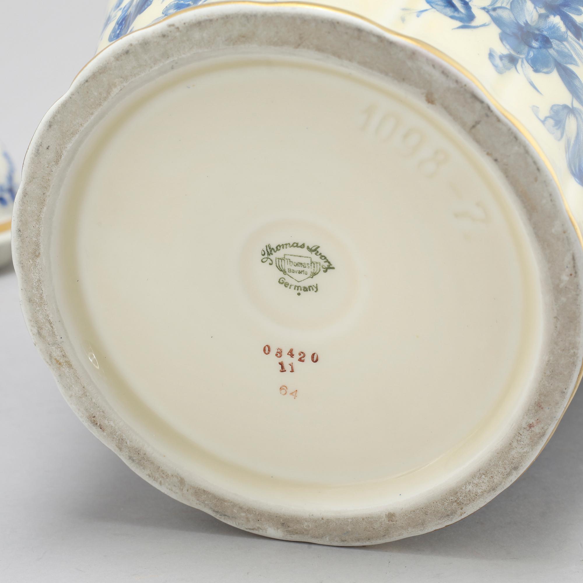 URNOR, 2 st, flintogods, Thomas Ivory, Thomas Bavaria, Tyskland, omkring 1900-talets mitt.