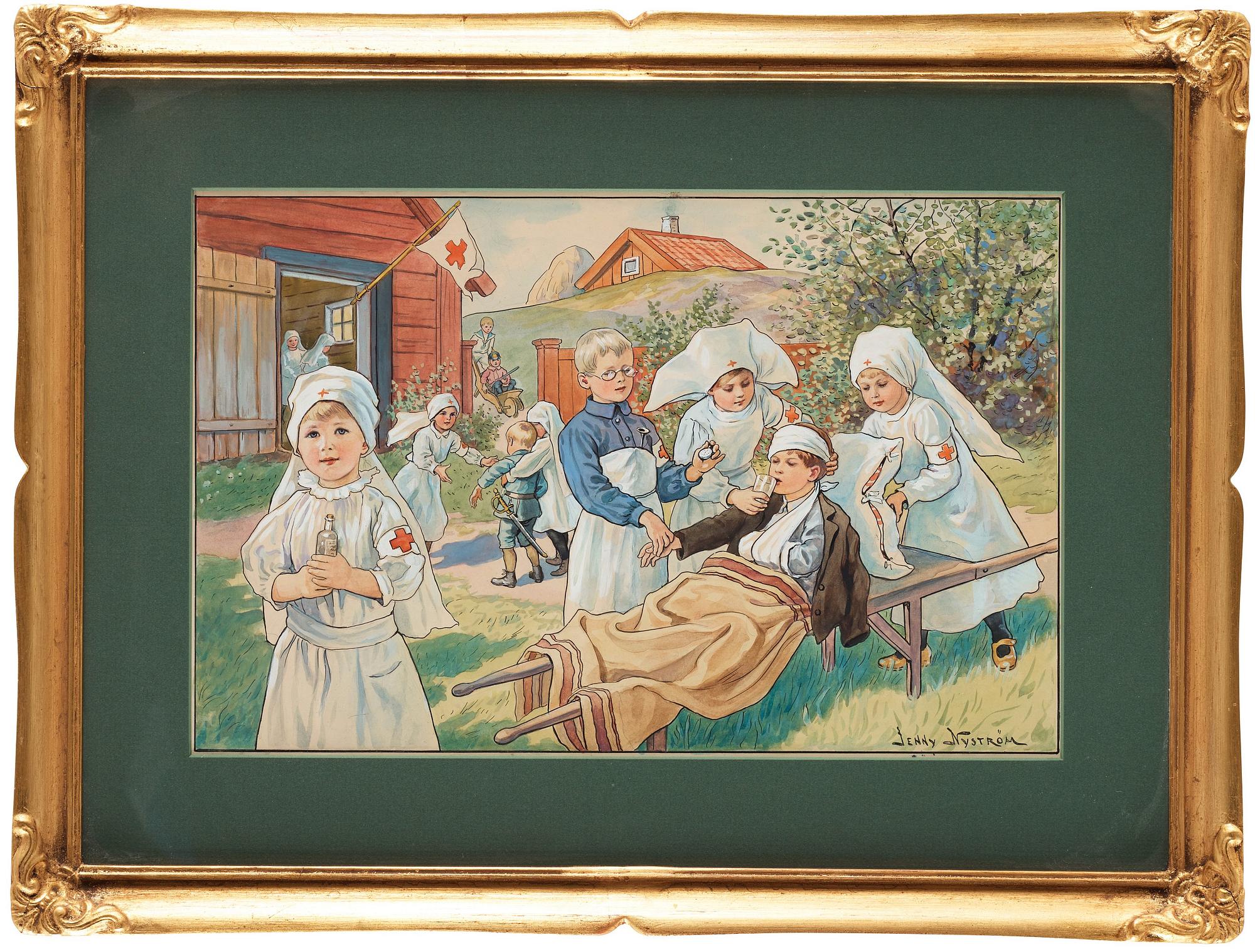 Jenny Nyström, "Röda korset".