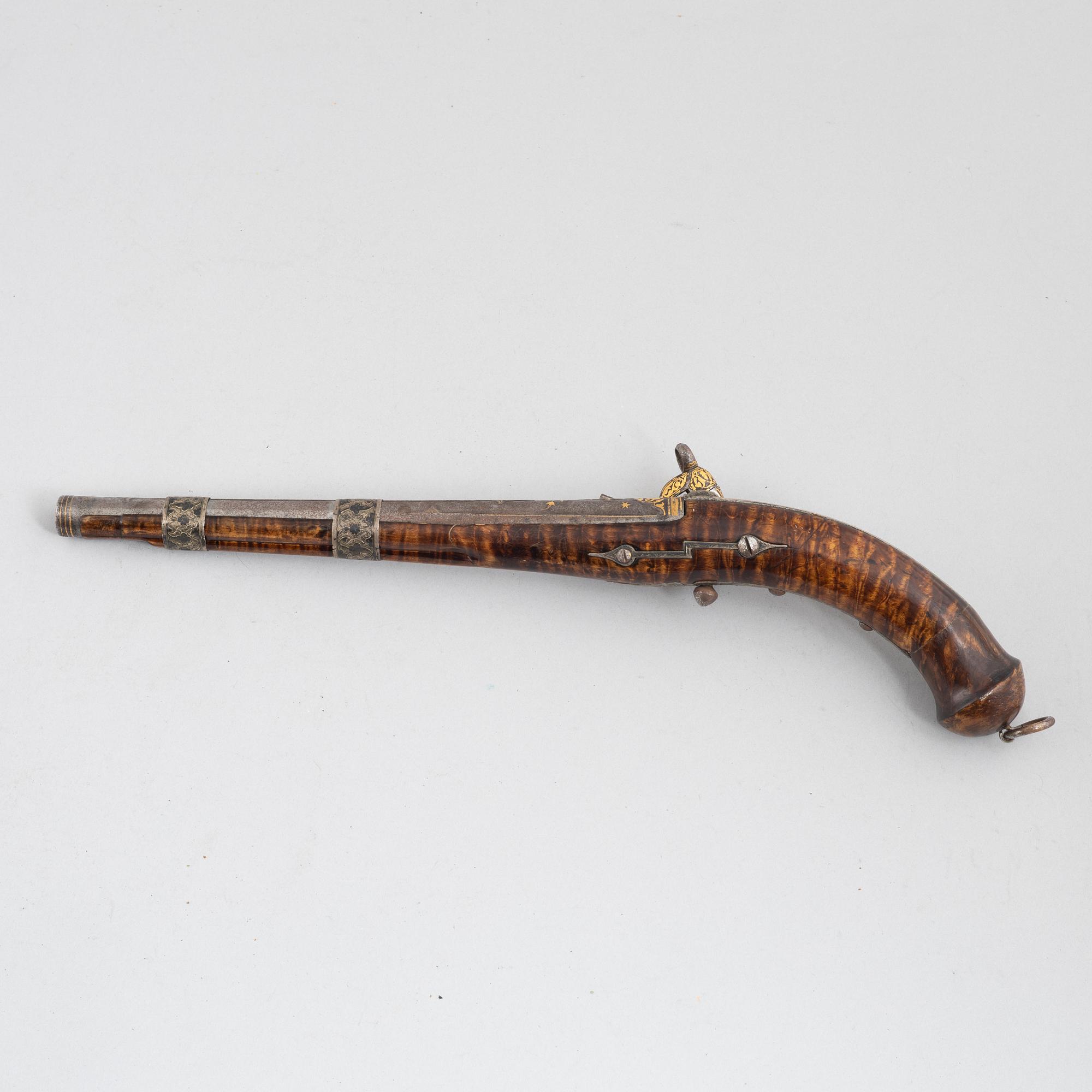Snaphaunce pistol, Caucasus, circa 1800.