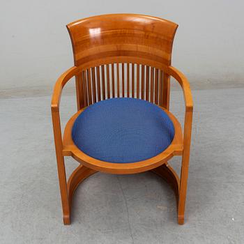 FRANK LLOYD WRIGHT, 606 'Barrel Chair', Cassina,