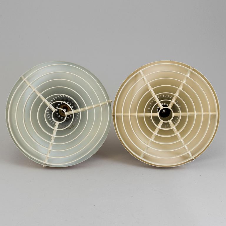 HANS-AGNE JAKOBSSON, a matched pair of ceiling lights.