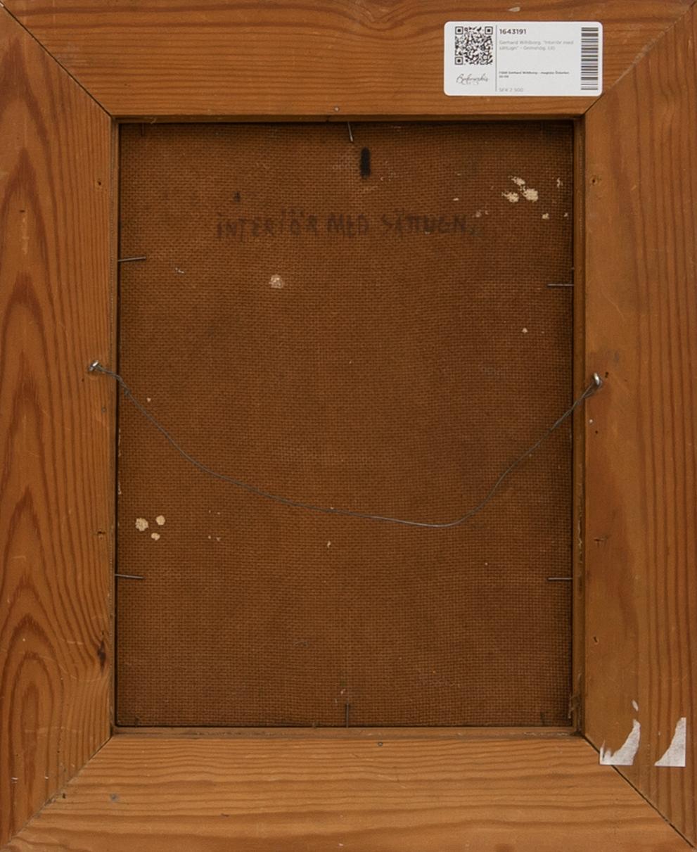 Gerhard Wihlborg, "Interiör med sättugn" - Grimshög.