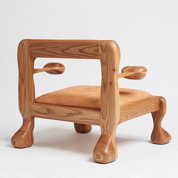 Niklas Runesson, a unique easy chair, executed in his own studio in 2019.