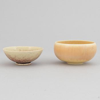 Sven Wejsfelt, vaser, 4 st och skålar, 2 st, Gustavsbergs studio.
