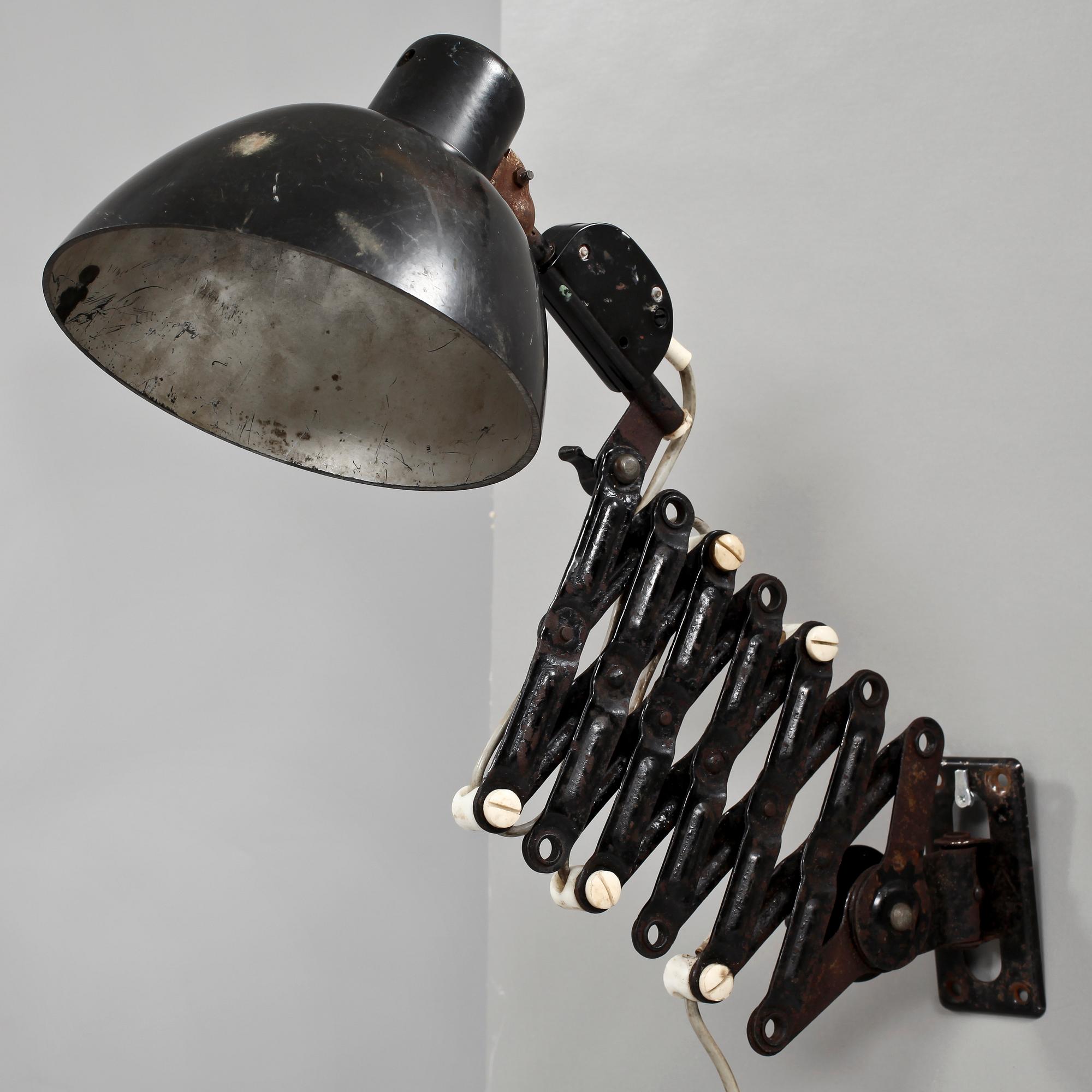 VÄGGLAMPA, Tyskland, 1900-talets andra hälft.