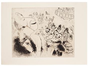 626. Marc Chagall, MARC CHAGALL, 71 etchings from the edition of 285 examples on Arches/MBM/J. Perrigot paper, 1923-1948.