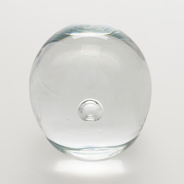 Timo Sarpaneva, an art glass, signed Timo Sarpaneva Iittala.