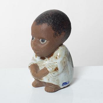 Lisa Larson, figurines, 8 pcs, "Children of the World", Gustavsberg.