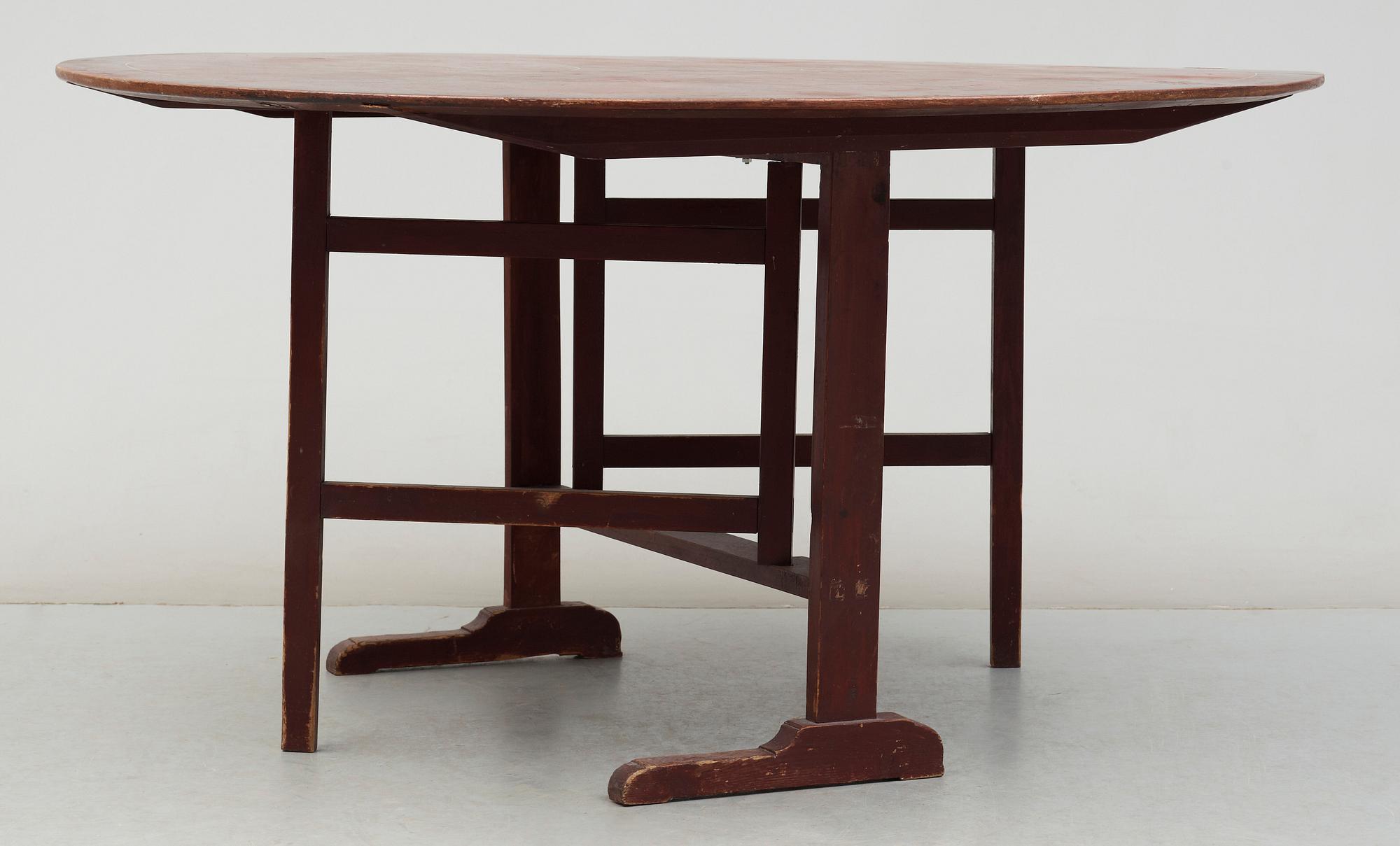 FÄLLBORD, allmoge, sent 1800-tal.