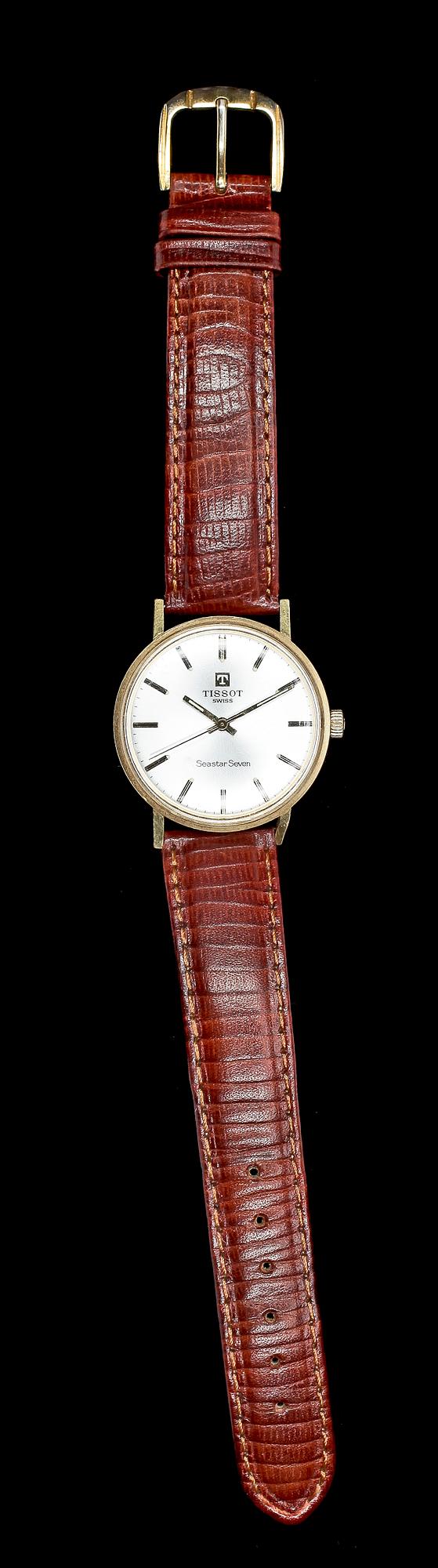 ARMBANDSUR, guld, Tissot, Schweiz.