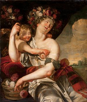386. Abraham Janssens Hans efterföljd, Pomona, trädgårdens gudinna.